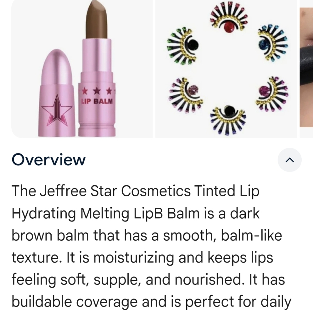 Cowboy Kiss Hydrating Supple Lip Balm In Dark Brown By Jeffree Star NIB - Picture 13 of 13